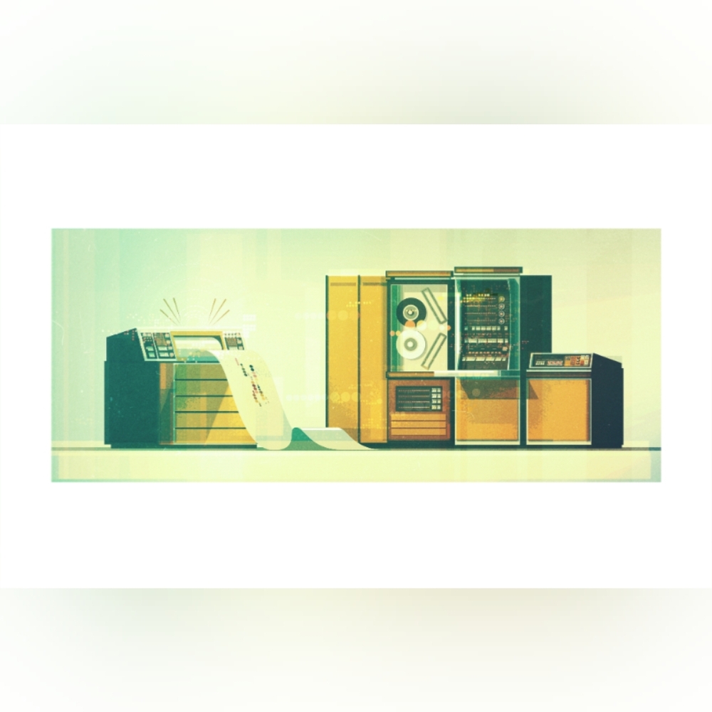 James Gilleard Society6 Art Print BNIB Vintage Computer Retro Geek Gamer
